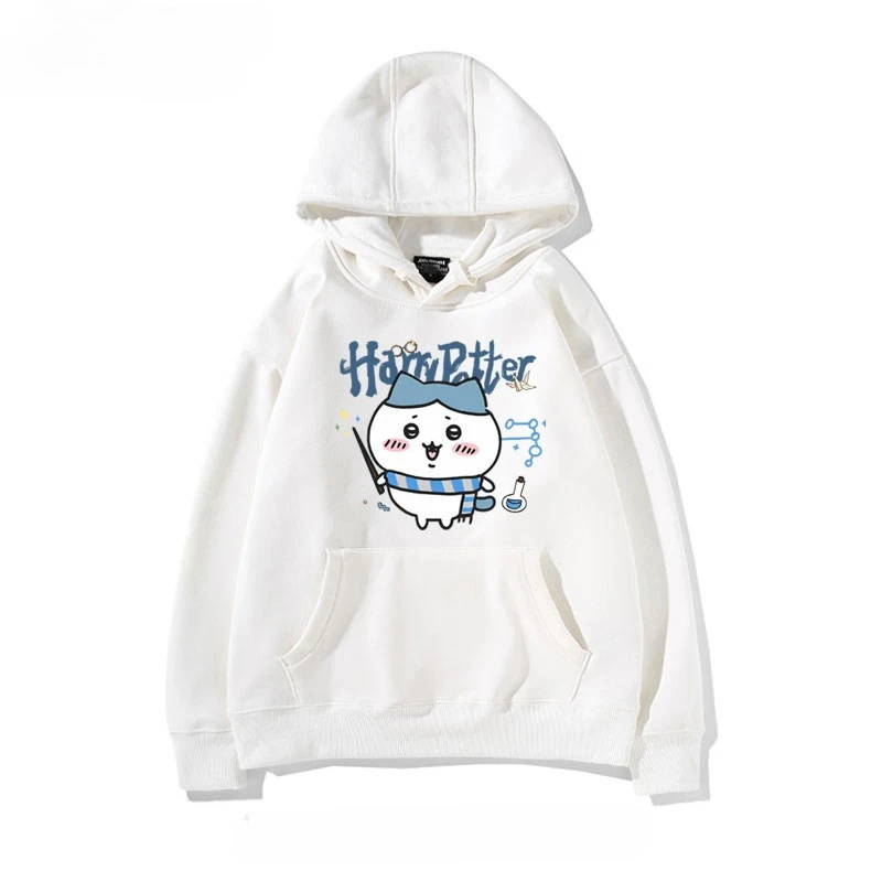 2026 Chiikawa Collaborates with Harry Potter, Usagi, Little Eight, Iggy, Hooded Hoodies, Men's and Women's Clothing Ins Y2k