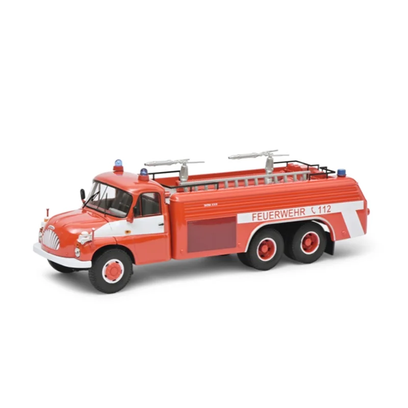 Schuco Diecast 1:43 escala T138 motor de bomberos aleación coche modelo colección recuerdo exhibición adornos vehículo juguete para regalo