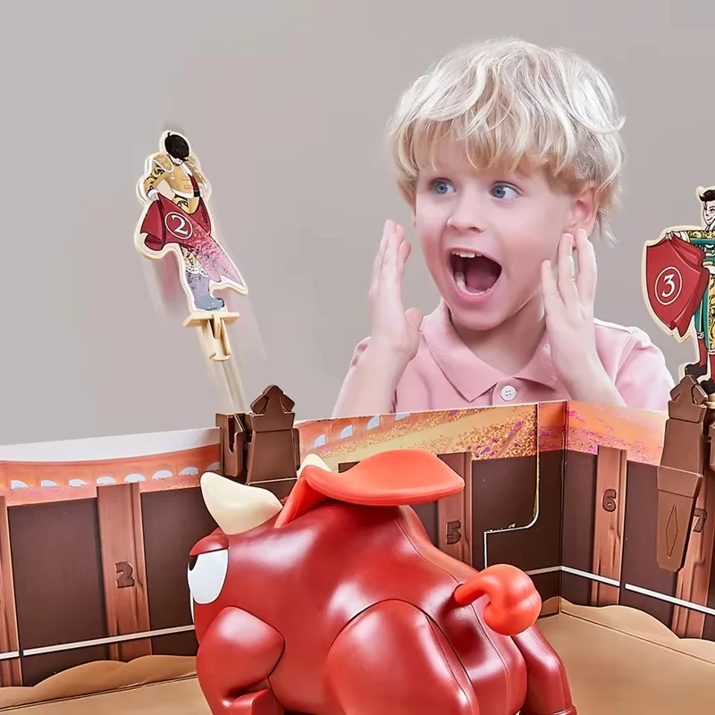 

Kids Bullfighting Warrior Board Games Toy Puzzle Levels Card Board Game Family Funny Entertainment Casual Logical Party Game Toy