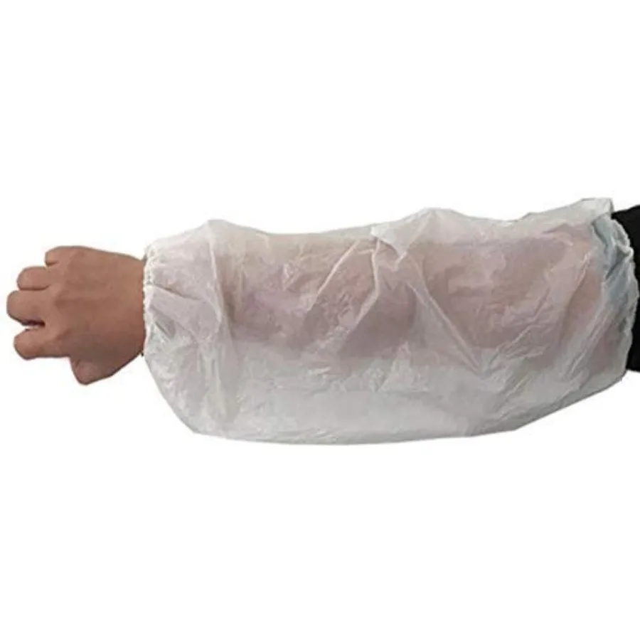 

100 шт., 18 длинных одноразовых чехлов на рукава для рисования, ремонта автомобилей, бытовой уборки, татуировки, искусства, душа, Waterpr