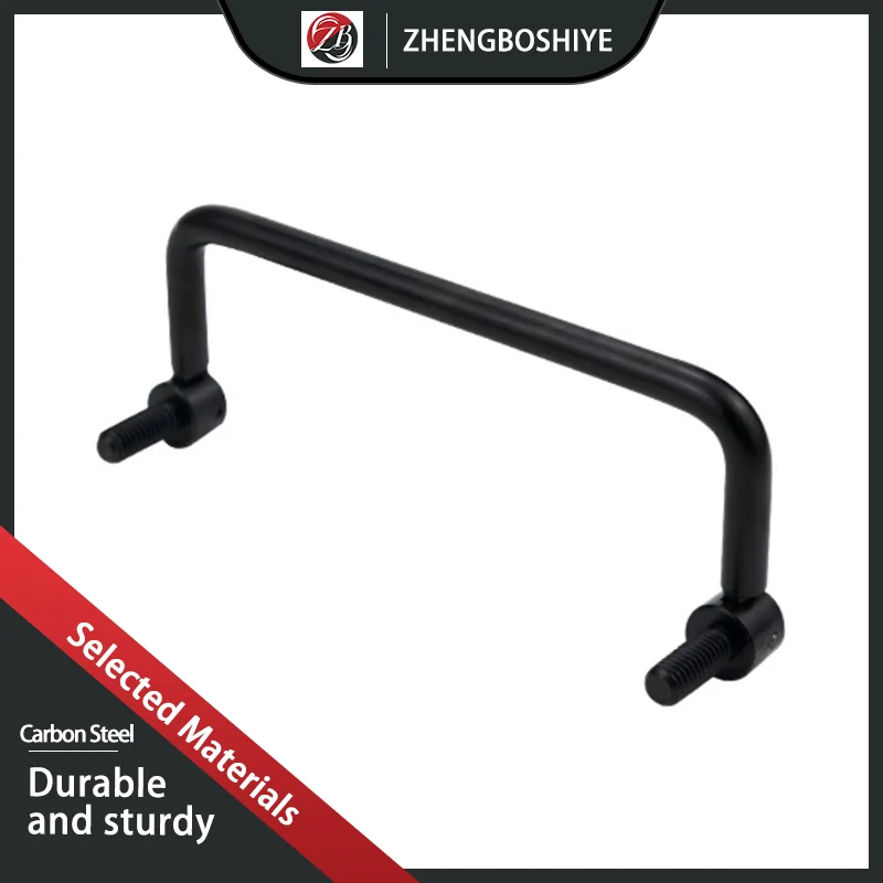 

Activity Bidirectional Folding Handle Industrial Machinery Equipment Mobile Box Cabinet Black Carbon Steel