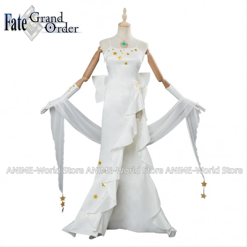 Anime Fate Grand Order Leonardo da Vinci FGO Orchestra Wig Concert Cosplay Costume Dress