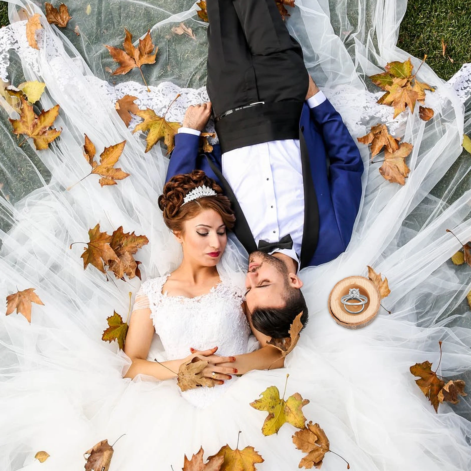 

Коробка для колец Коробка для обручальных колец Шикарная коробка для колец Деревенская крышка обручальных колец Деревянная коробка для колец с принтом