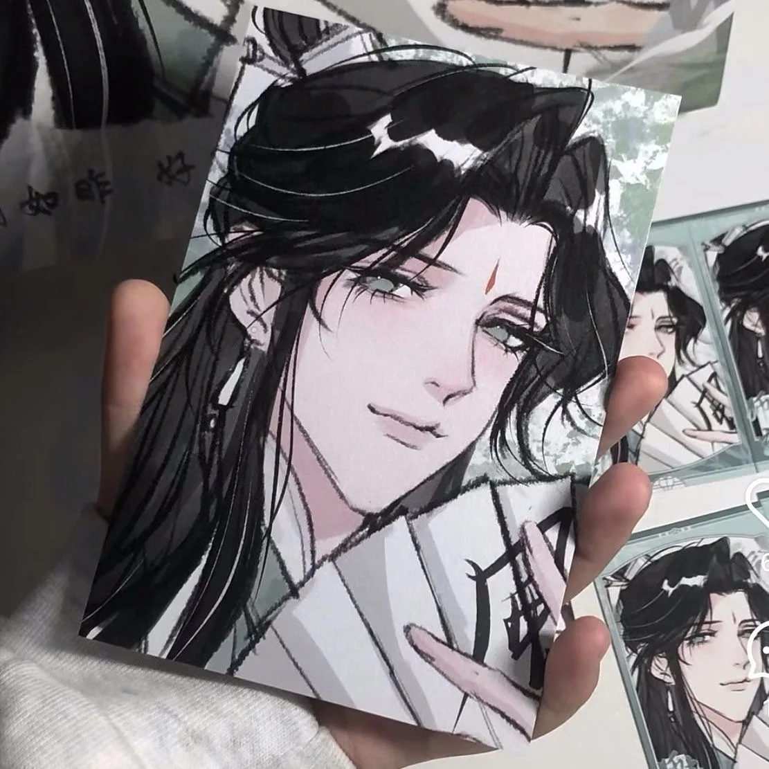 

Tianguan Blessing Teacher Qing Xuan DIY Homemade New 3-inch Cosplay Card to Give to Friends