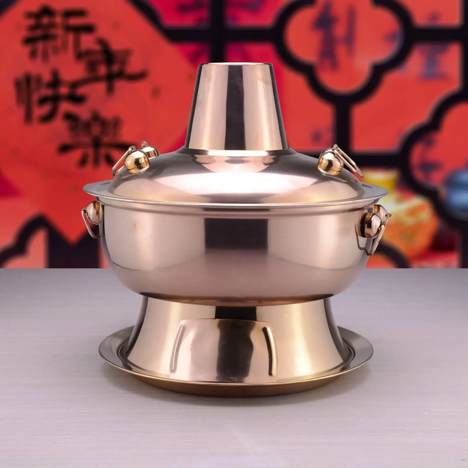 Heavy Duty Stainless Steel Hotpot Combustion Burner for Restaurant Outdoor Dining Multiple Sizes Available