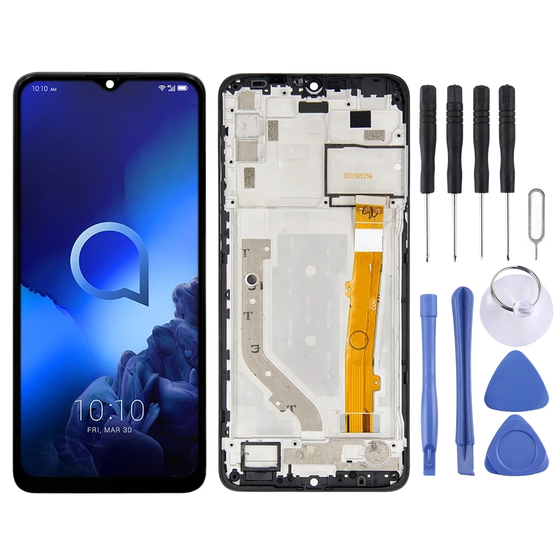 LCD Screen and Digitizer Full Assembly With Frame for Alcatel 3X 2019 5048Y 5048U 5048 OT5048Y OT5048