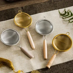 1Pc Japanese Style Strainer Stainless Tea Strainer Reusable Fine Mesh Colander Coffee Tea Leaf Filters Home Teapot Accessories