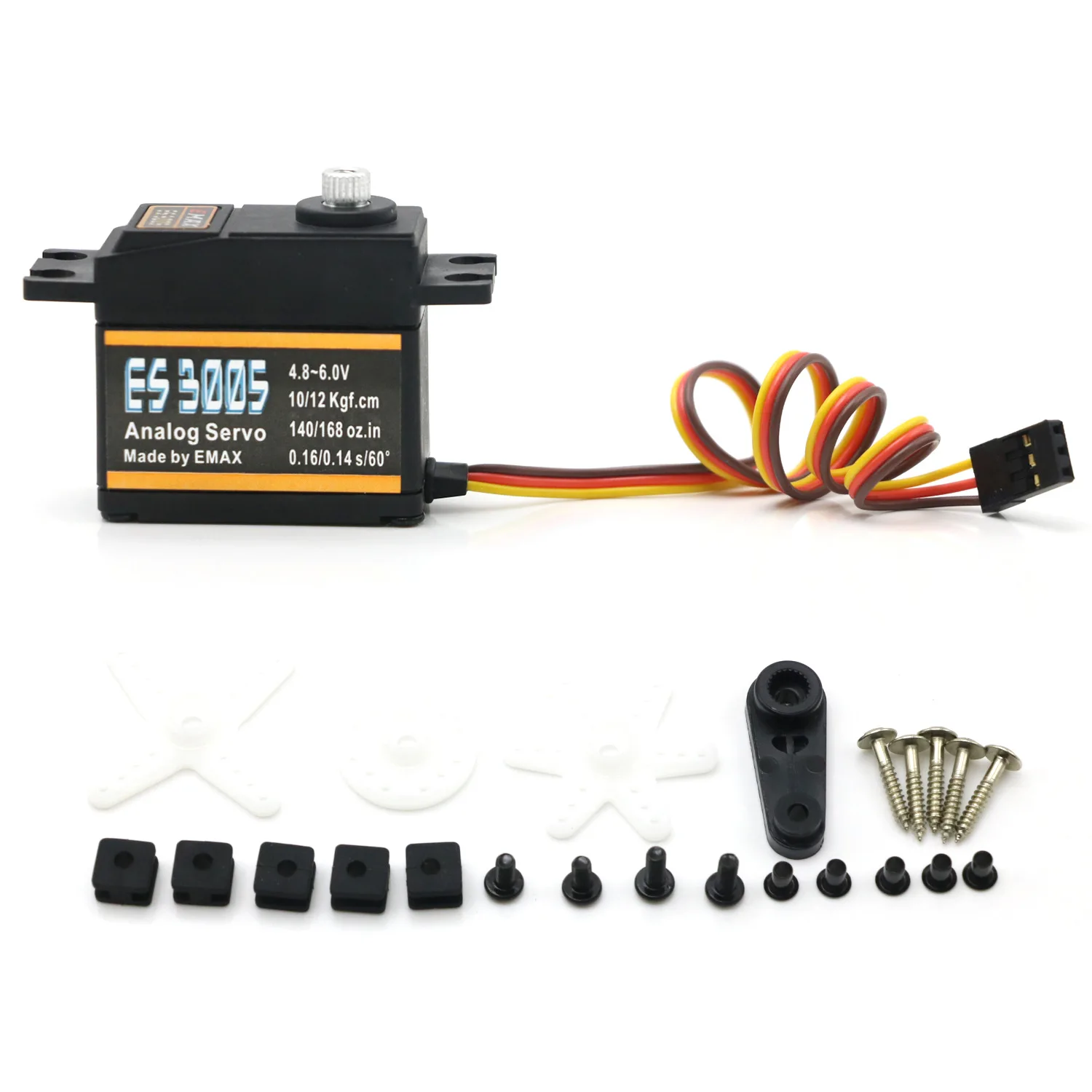 Hot-selling EMAX model aircraft robot fixed wing accessories ES3005 metal gear waterproof analog servo