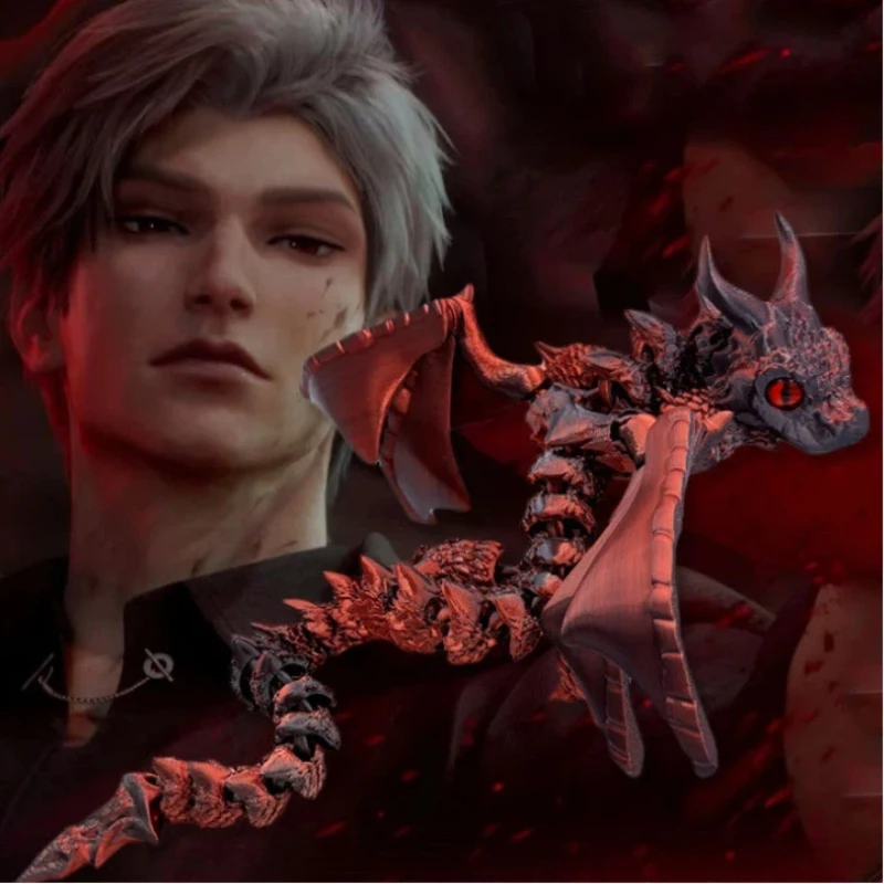 

Периферийные устройства Love And Deep Space Qin Che с 3D печатной шкалой, подвижное крыло, съемная фигурка, модель куклы