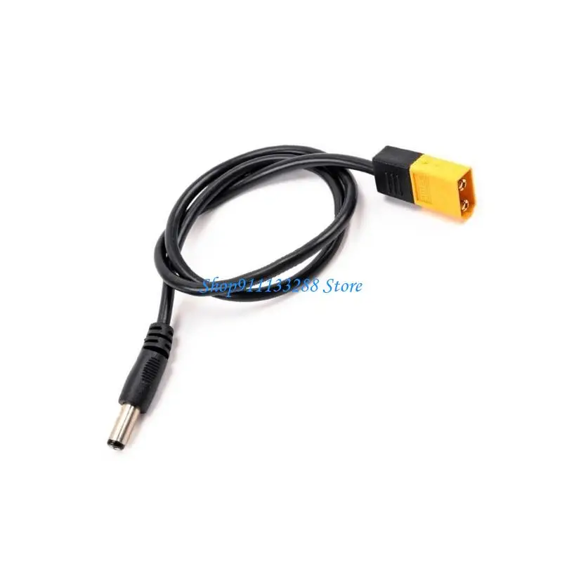 G88D XT60 Male to Male 5.5mmx2.5mm 5525 Power Adapter Cord Connector Cable for TS100
