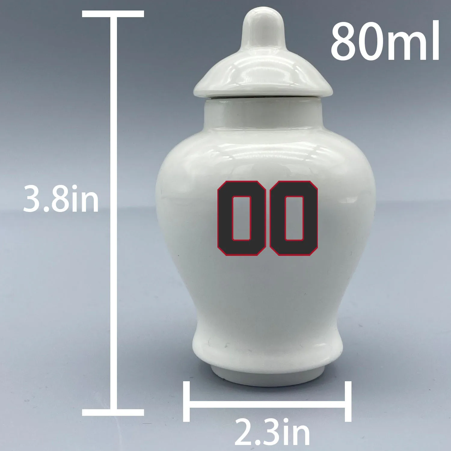 Mini Urn for Chicago Blackhawks-themed Hockey Urn.Please send me the customization information - name/date and number on the urn