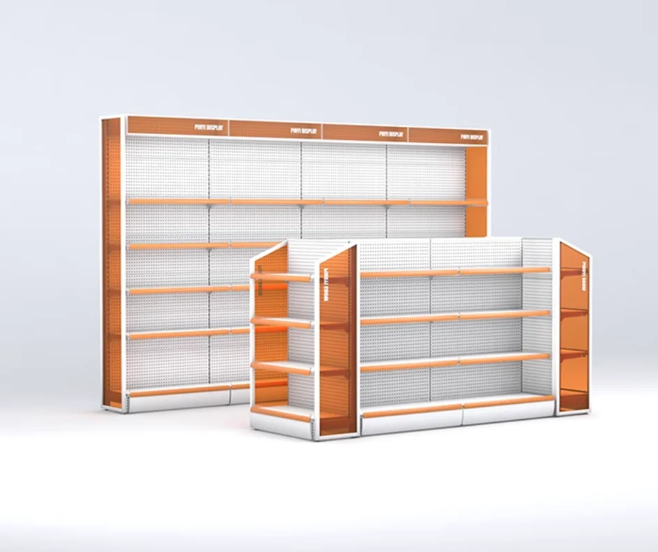 

Shelves Convenience store shelves single side against the wall display rack snack multi-layer storage rack