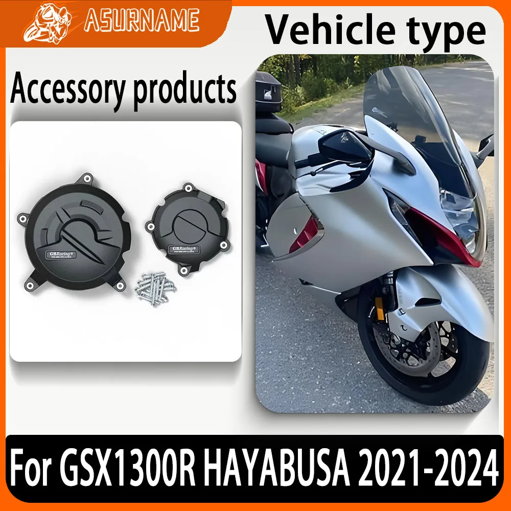 

GB Racing Engine Cover GSX1300R HAYABUSA 2021 2022 -2024 For SUZUKI Motorcycle Alternator Clutch Protection Cover Accessories