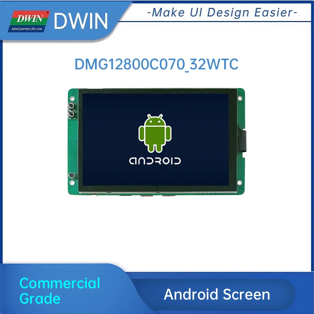 DWIN 7 Inch 1280x800 250nit Embedded Android Display LCD Module Capacitive Touch Screen