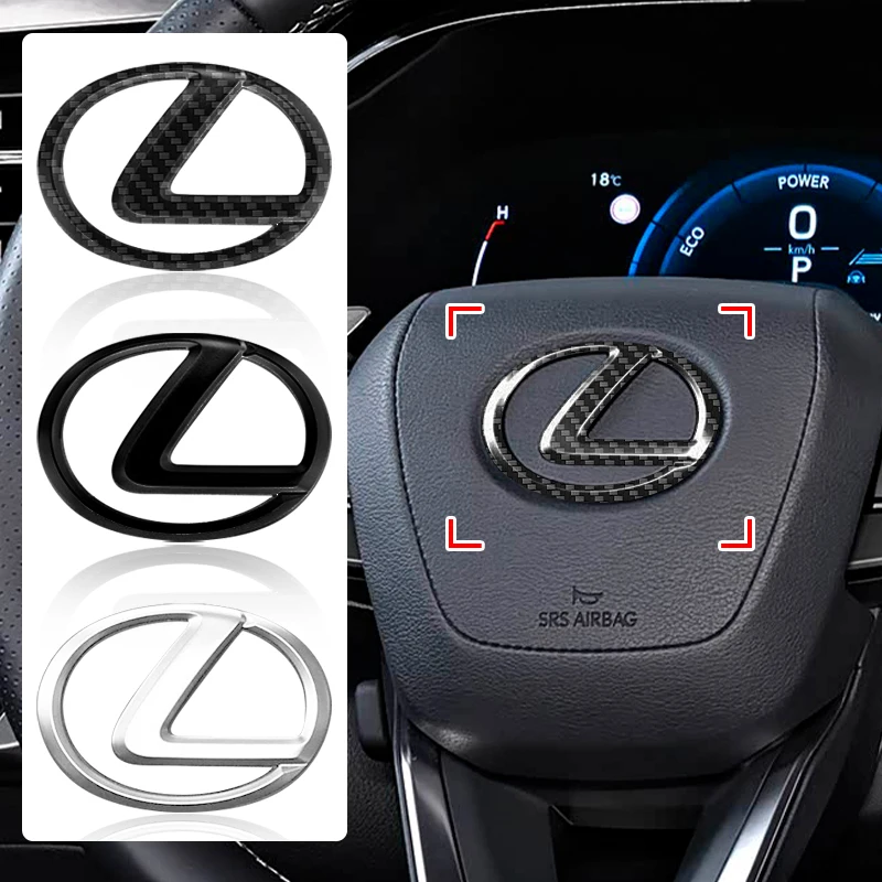 1Pcs Abs Car Steeri… - image