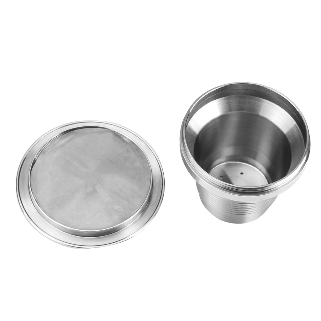 Coffee Capsule Cup Stainless Steel Filter Pod Refillable Mesh Coffee Accessories for LOR Coffee Machine Daily Home Brewing