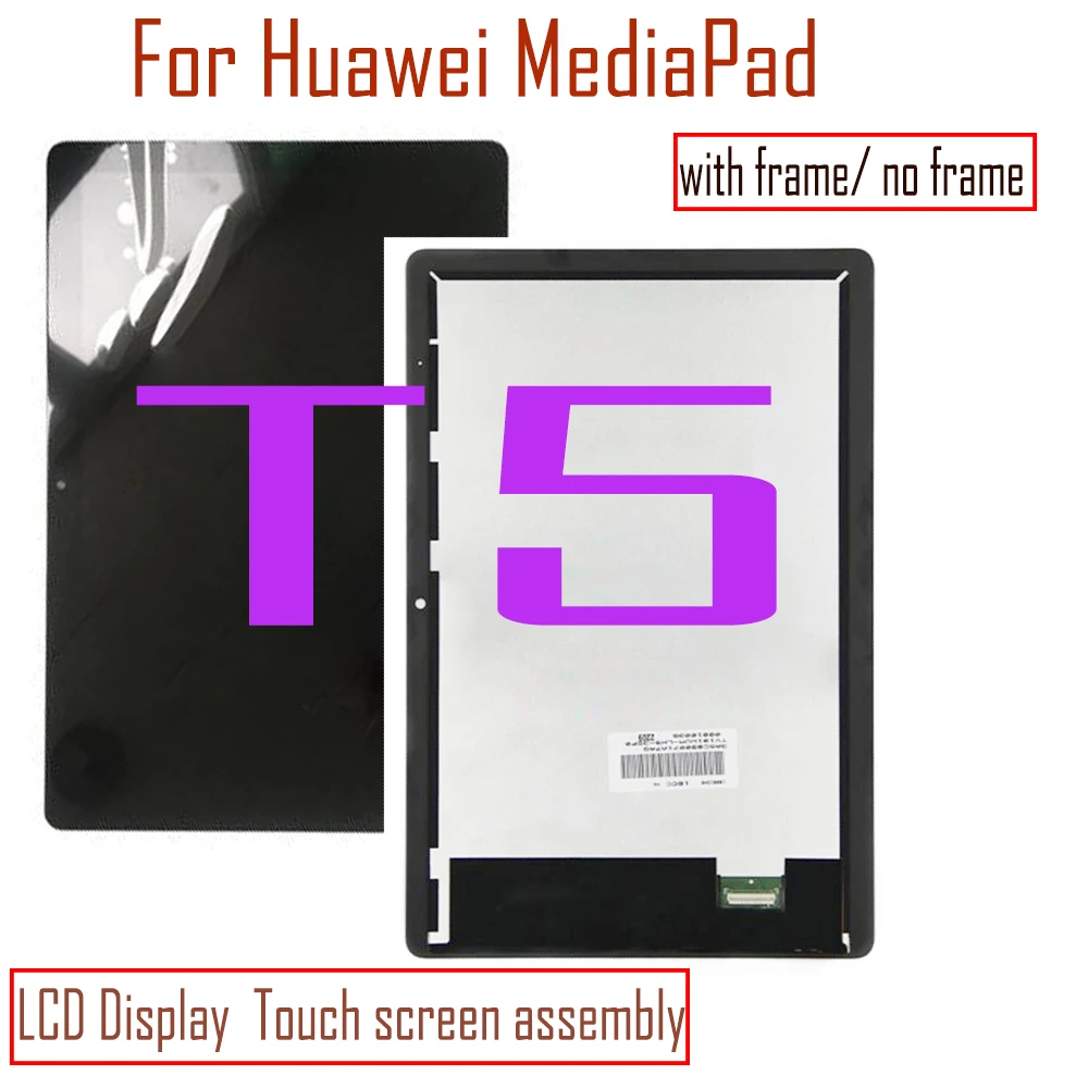 

Original 10.1" Lcd For Huawei MediaPad T5 AGS2-L09 AGS2-W09 AGS2-L03 AGS2-W19 LCD Display Touch Screen Digitizer Assembly