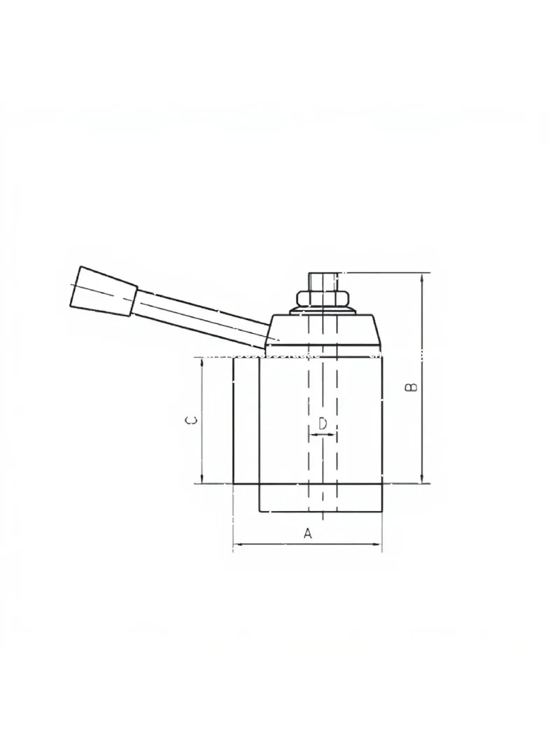 250-100 Quick Change Tool Post Piston Type Locking Holder for Lathe