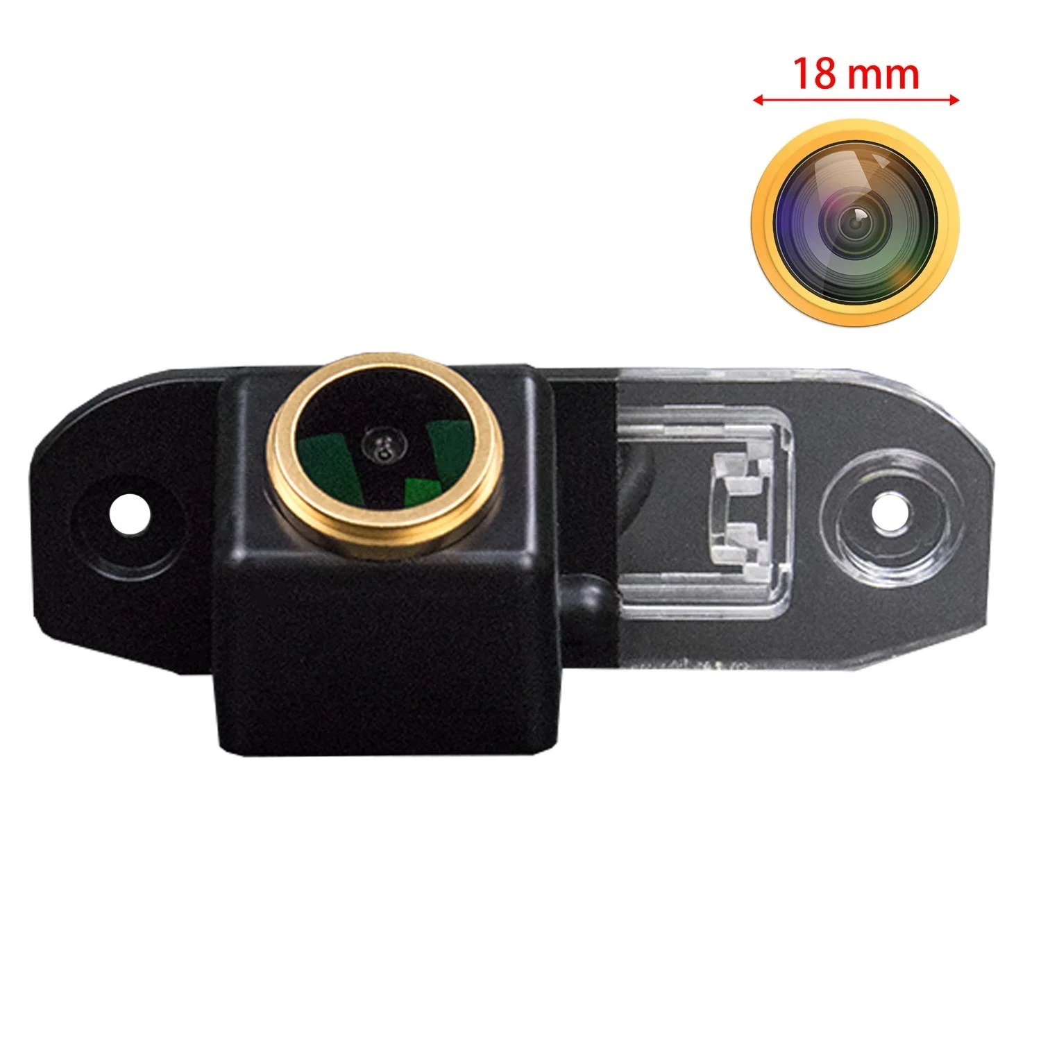 HD 1280x720p Rear View Night Vison camera for Volvo S40 S60 S80 XC60 XC90 V30 V40 V50 V60, License Plate Light Waterproof Camera