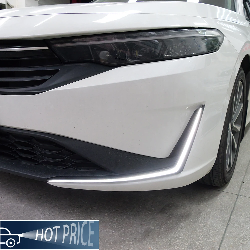 

Автомобильные фары для Honda Integra 2025-новочный передний бампер, обновленная светодиодная противотуманная фара, дневные ходовые огни в сборе, инструменты, автомобильные аксессуары