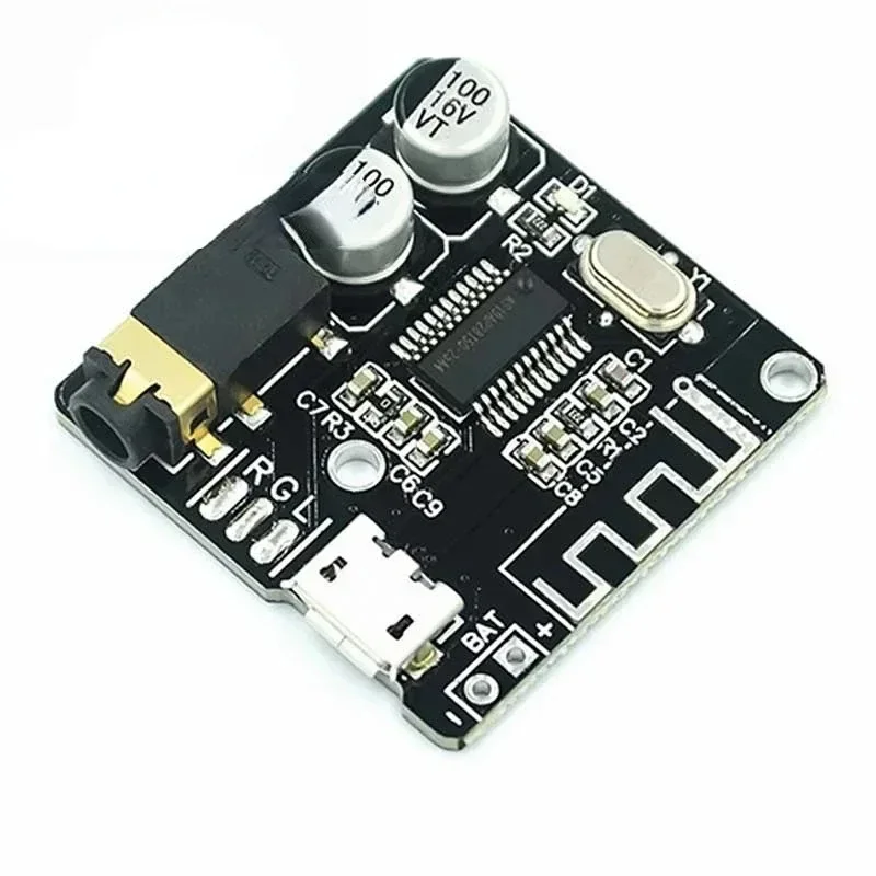 5 Piezas de Mini Placa Decodificadora Bluetooth 5.0, Receptor de Audio BT5.0 PRO, Reproductor MP3 sin Pérdidas, Módulo Amplificador de Música Estéreo Inalámbrico