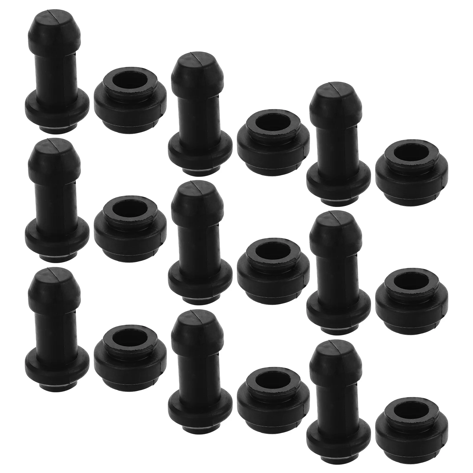 

10Sets Durable Rubber Motorcycle Modification Accessories Brake Bleeder Caps Screw Covers Quick Install Shock Absorption