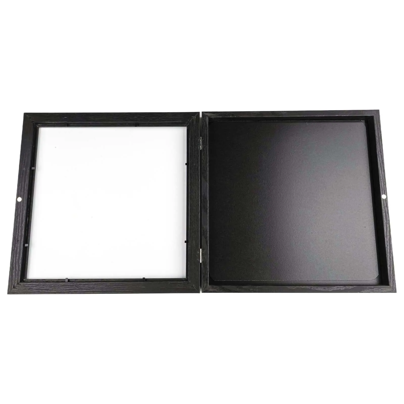 1 Pcs 13x13 Inch Display Unit For T-Shirts Featuring UV-Resistant Lens And Cardboard Support Structure