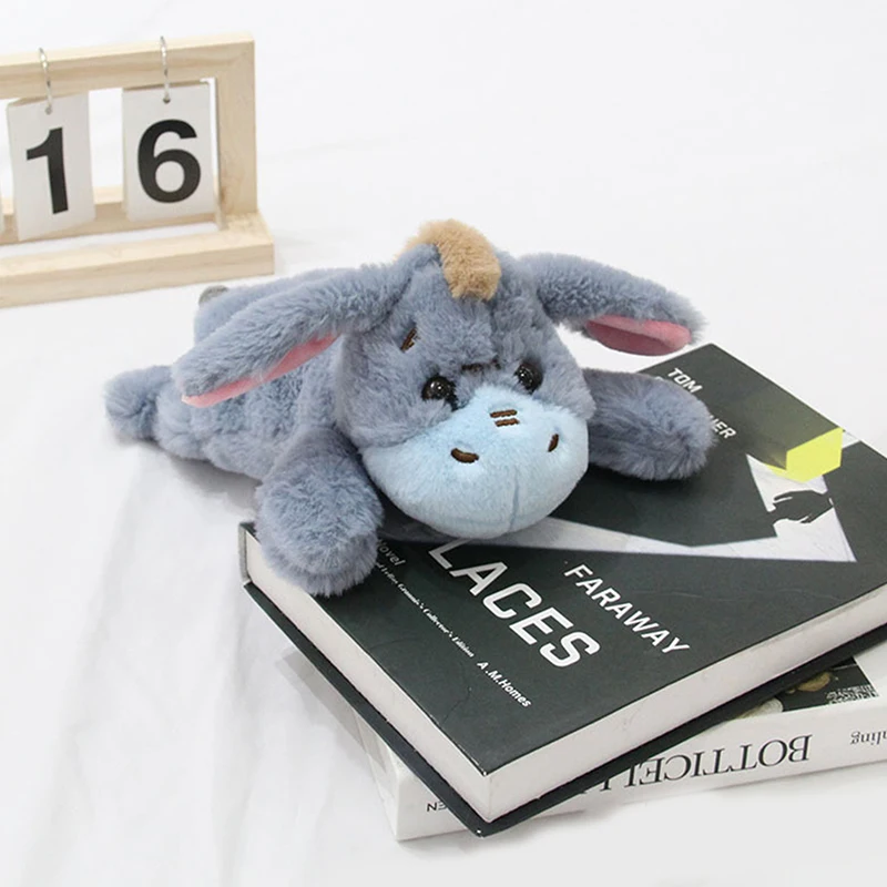 Imagem -06 - Plush Toy Shaped Pencil Case para Crianças Desenhos Animados Bonitos Picard Pig Eeyore Bolsa de Armazenamento de Papelaria Bolsa Presente Criativo