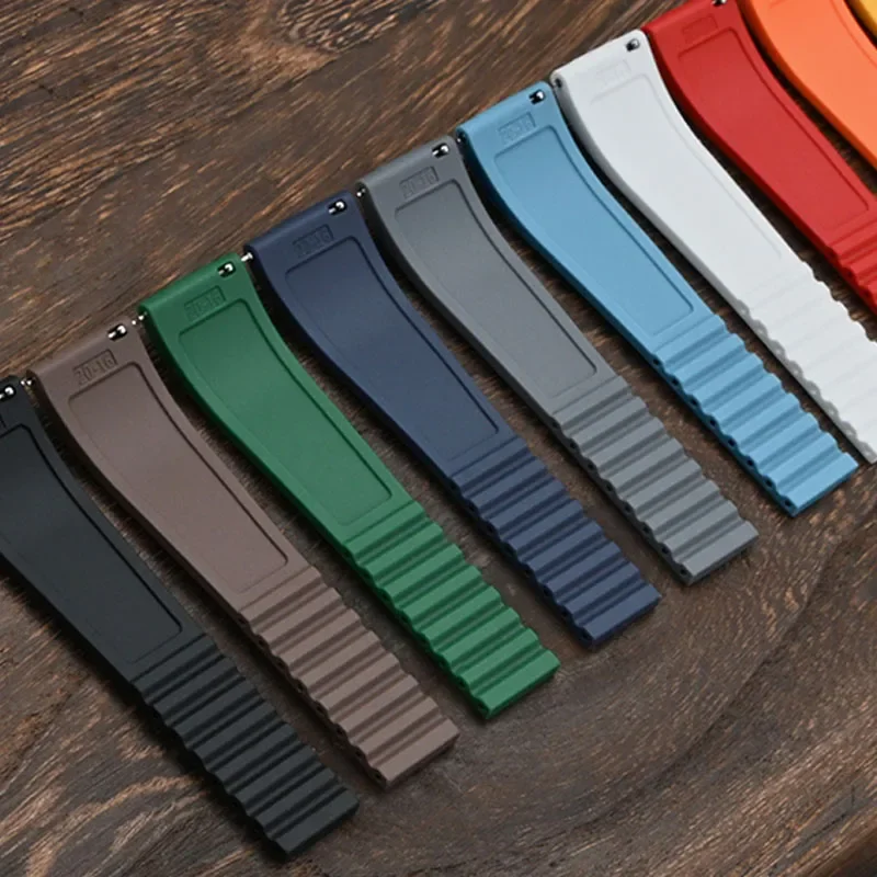 CTS Watch Band for Rolex Water Ghost for Omega Liquid Silicone Universal Bracelet 20mm 22mm Sport Diving Strap For Cut To Size
