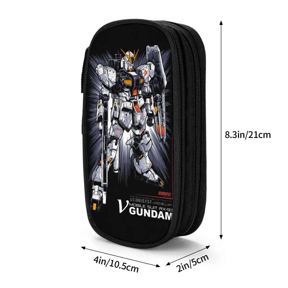 Cute Mazinger Z Nu Gundam Pencil Case Pencilcases Pen Box for Girl Boy Large Storage Bags School Supplies Gift Stationery