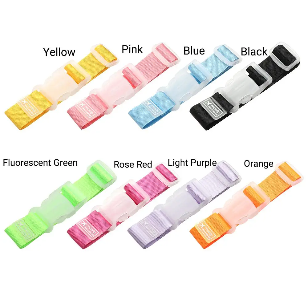 Przenośna torba zabezpieczająca Akcesoria podróżne Paski nylonowe Klamra Guzik Akcesoria do bagażu Pas do bagażu