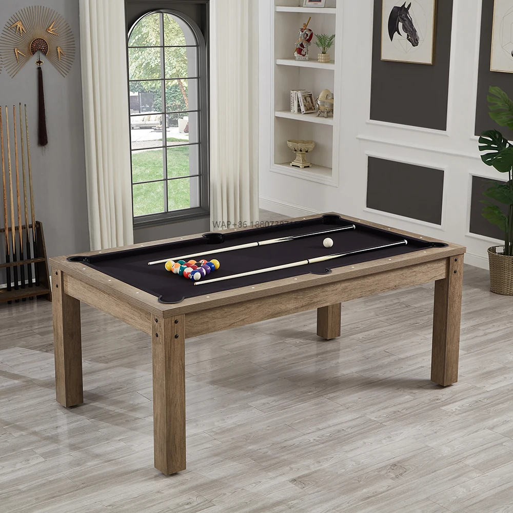 

Wholesale Cheap Indoor Wooden 7FT Dining Pool Billiard Table With Accessories