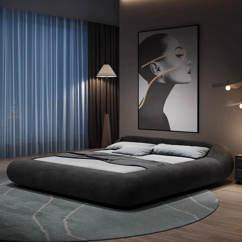 luxury Headboard double bed home king size frames modern king size double bed 180x200cm camas de dormitorio bedroom furniture