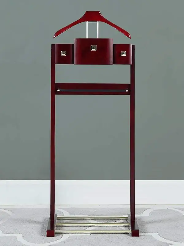 شماعة مكتب للبالغين، رف معطف من الخشب الصلب الأمريكي، رف بدلة من الأرض إلى السقف، جميعها من الخشب الصلب