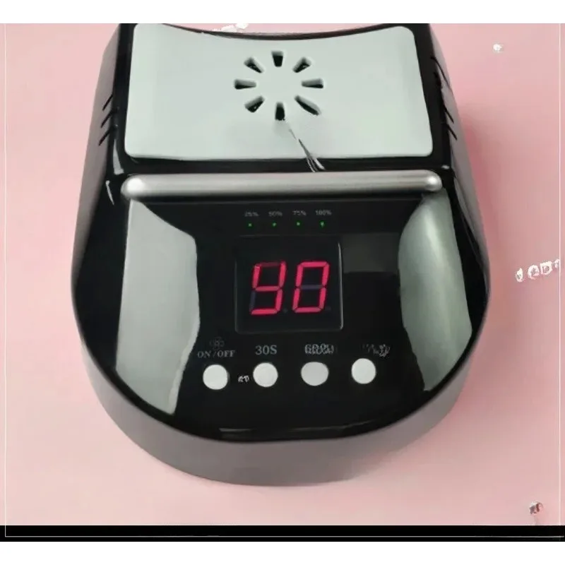 Nail Dryer Professional Rechargeable 72W 24-Bead UV/LED Gel Nail Lamp with Fan Removable Bottom 3 Timer Smart Sensor