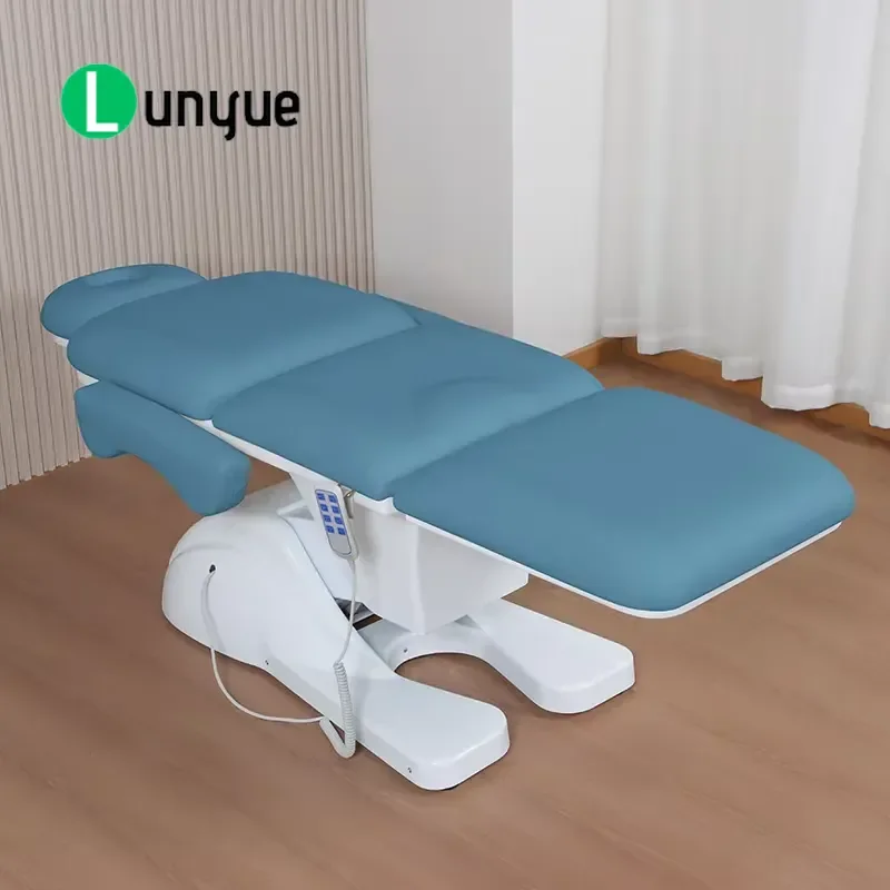 3 Motor Electric Beauty Bed Adjustable Massage Table for Spa Cosmetologist Eyelash Treatment Modern Furniture Hot Sale