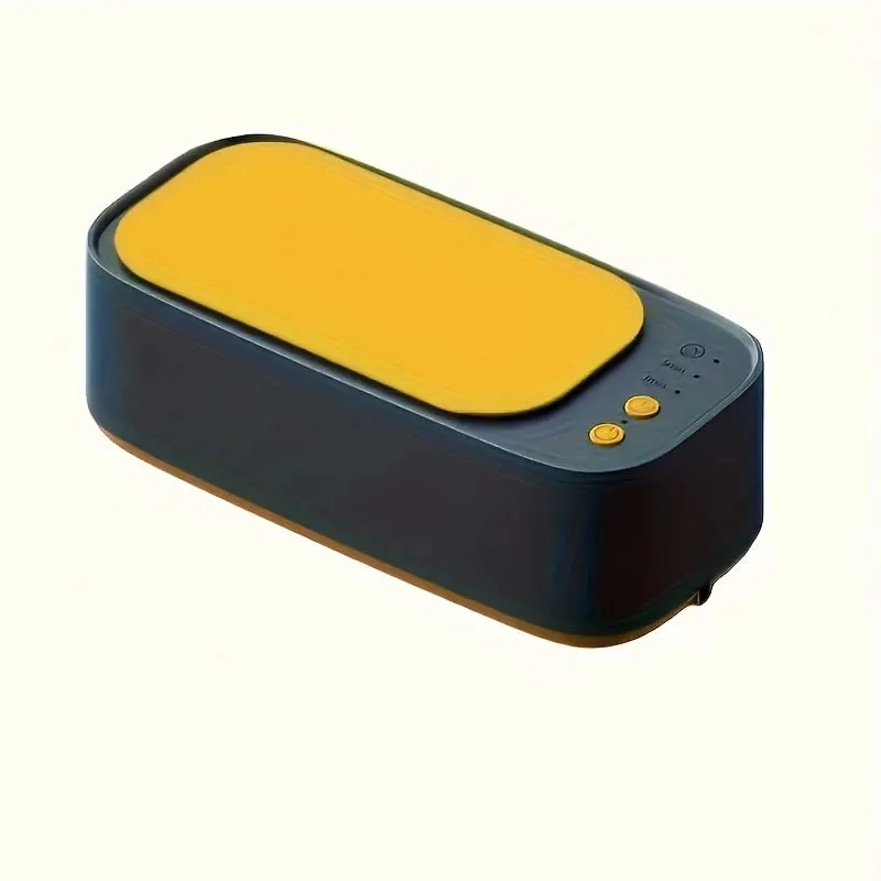 Limpador de óculos ultrassônico portátil recarregável usb, limpador de relógio de joias domésticas para lentes de contato de óculos ópticos