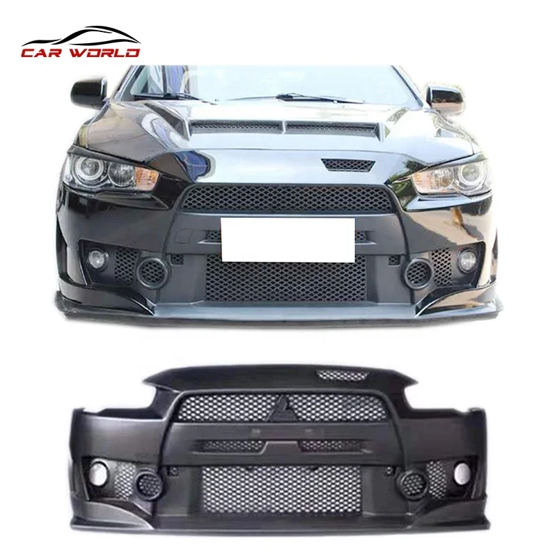 Car Bumper For Lancer  Car Bodykit Front Bumper Rear Bumper Side Skirts For 2009-2015 Mitsubishis Lancer  To FQ Model