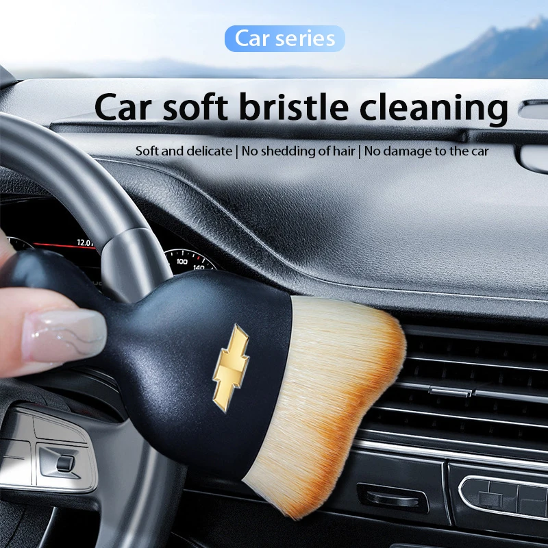 1Pc Car Styling Interior Cleaning Soft Brush Tool Dust Remover Accessories For Chevrolet Avalanche Orlando kalos Lacetti Equinox