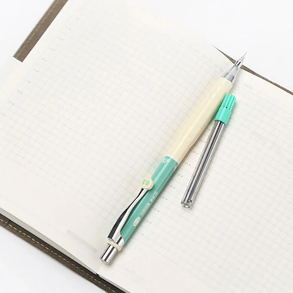 

2 Sets Mechanical Pencils Retractable Colored Lead for Students Drawing Pens Refills Plastic Storage Automatic Lead Pencils