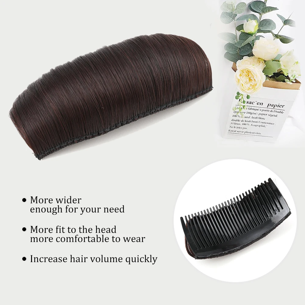 Clip Bun Invisible False Synthetic Hair Base Bump Fluffy Hair Pad Styling Insert Tool Volume Fluffy Increased Hair Pad