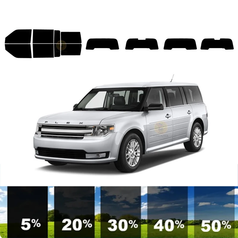 precut Removable Window Tint Film For Car 100% UVR 5%-70%VLT Heat Insulation Carbon ﻿For FORD FLEX 4 DR SUV 2008-2019