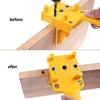 Handheld Woodworking Dowel Drill Guide Drill Bit 6/8/10mm Pocket Hole Jig Set Hole Saw Tool For Carpentry Straight Hole