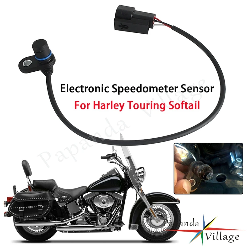 For Harley Softail Fat Boy Deluxe FLSTF FLSTFI FLSTN FLSTNI Electra Glide Classic FLHTC FLHTCI 3-pin Speed Sensor Speedometer