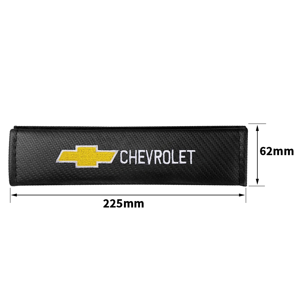 Car Seat Belt Pad Shoulder Cover Cushion Seat Belt Pad Auto Accessories for Chevrolet Logo Lacetti Aveo Cobalt Cruze Malibu Trax