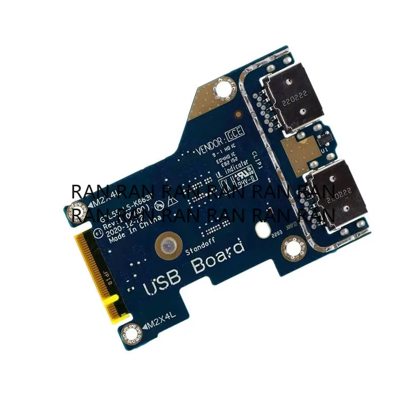 

Плата USB-ввода-вывода для ноутбука DELL G15 5510 5511 (2021) GDL55 LS-K663P 08Y03W 8Y03W USB 2.0 к USB 3.2