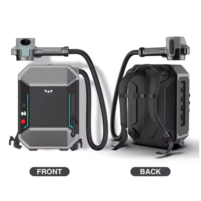 Rechargeable Mini Backpack Portable MOPA Pulse Cleaner Cleaning Rust  Cleaner Machine with Handheld Tablet