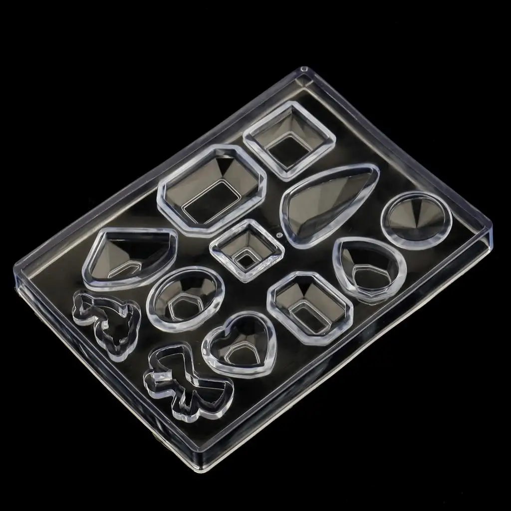 Mixed Style Clear Silicone Mold for Making Jewelry Earrings DIY Mould Resin