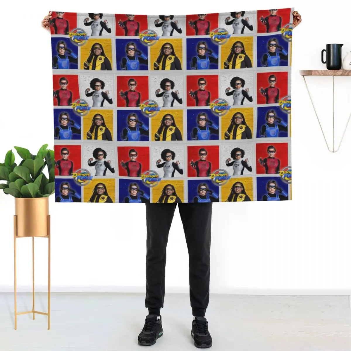 Danger Force Squad Throw Blanket valentine gift ideas Vintage christmas gifts Decorative Sofas Beach Soft Big Blankets