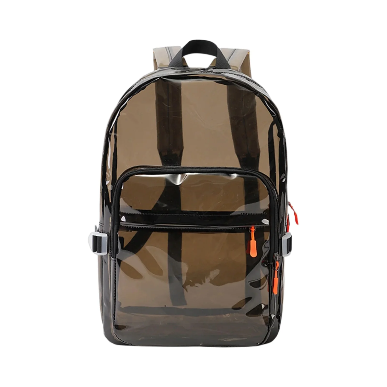 2025 Newclear Backpack Pvc Transparent Backpack Stadium Approved With Reinforced Strap School Bookbag For School Travel Bag